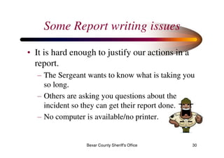 Effective Report Writing