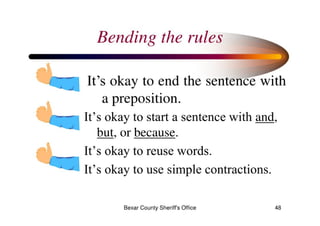 Effective Report Writing