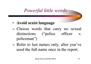 Effective Report Writing