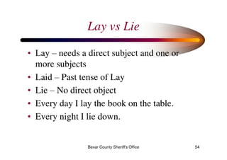 Effective Report Writing