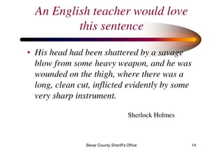 Effective Report Writing