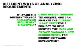 Effective requirement gathering using Design Thinking technique | PDF