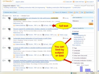 full text




You can
 limit by
subject
 or date
 