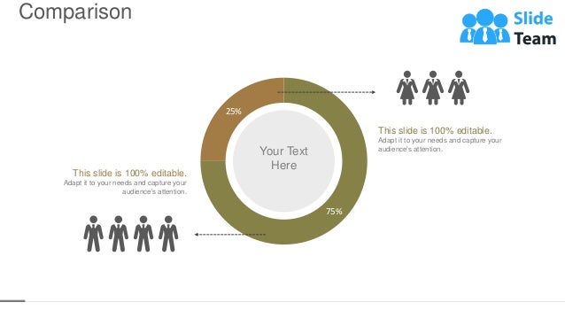 Comparison
42
75%
25%
Your Text
Here
This slide is 100% editable.
Adapt it to your needs and capture your
audience's attention.
This slide is 100% editable.
Adapt it to your needs and capture your
audience's attention.
 