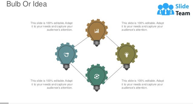 Bulb Or Idea
59
This slide is 100% editable. Adapt
it to your needs and capture your
audience's attention.
This slide is 100% editable. Adapt
it to your needs and capture your
audience's attention.
This slide is 100% editable. Adapt
it to your needs and capture your
audience's attention.
This slide is 100% editable. Adapt
it to your needs and capture your
audience's attention.
 