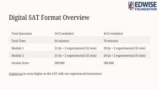 Sat Training Model Effective SAT Training Options for Students in Kathmandu. | PDF