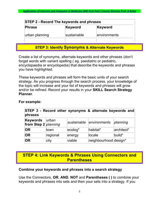 Formulating an Effective Search Query | PDF
