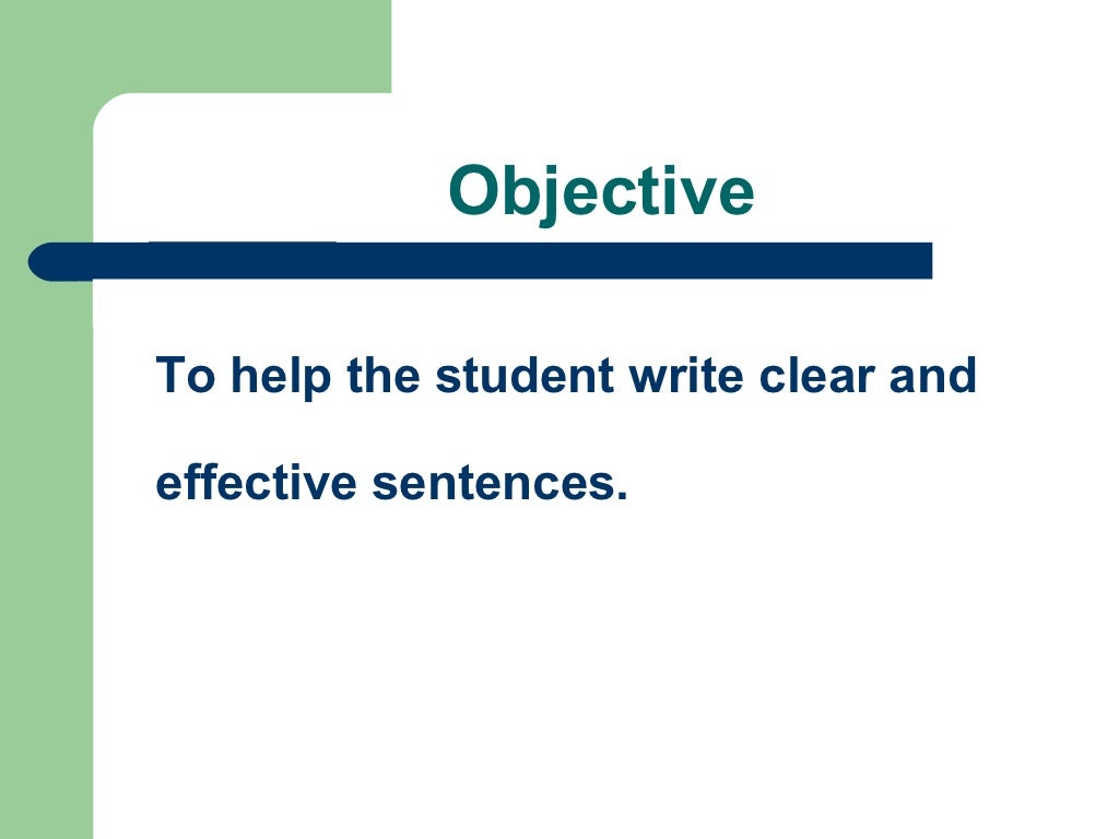writing-effective-sentences