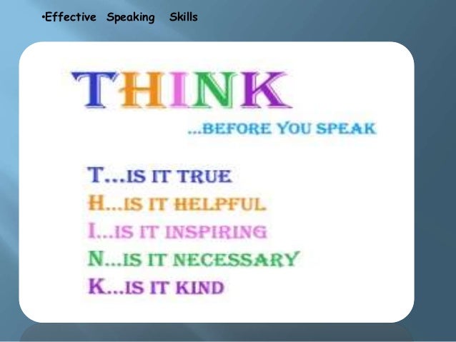 Effective Speaking Skills By Huzail Arsalan