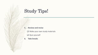 Effective Study Habits and Time Management | PPTX