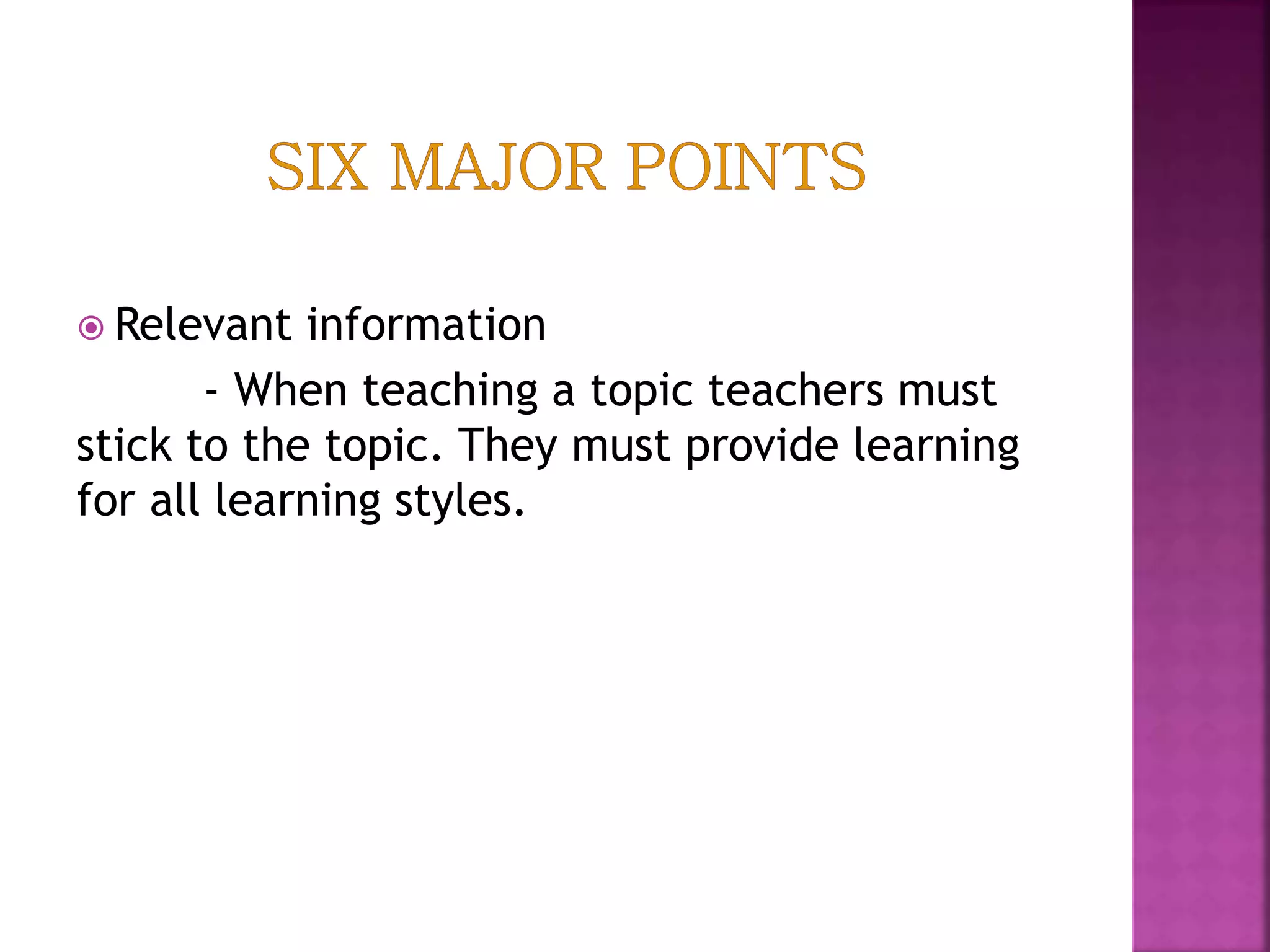 Effective teaching ppt