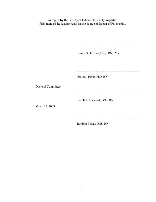 Nursing simulation thesis