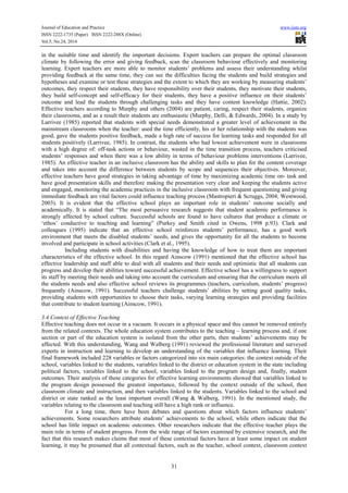 Effective teaching in inclusive classroom literature review picture