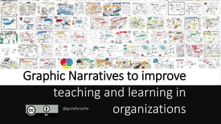 Graphic Narratives to improve
teaching and learning in
organizations@giuliaforsythe
 