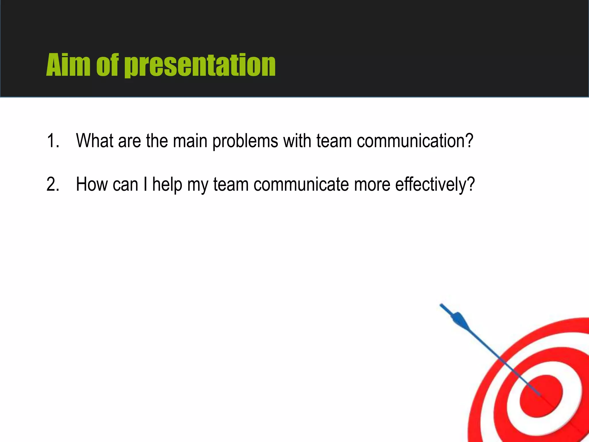 Effective Team Communication The 6 Step Improvement Process Ppt