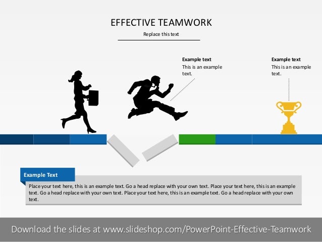 give me an example of teamwork