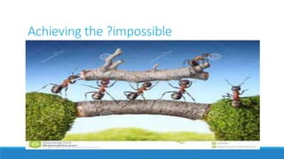 Achieving the ?impossible
 