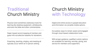 Faith-Based Tech Connections: Effective Technology in Ministry