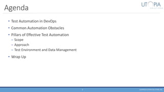 Effective Test Automation in DevOps | PDF