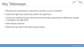 Effective Test Automation in DevOps | PPT