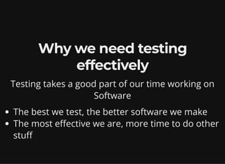 Effective testing with pytest | PDF