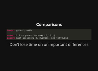 Effective testing with pytest | PDF