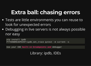 Effective testing with pytest | PDF