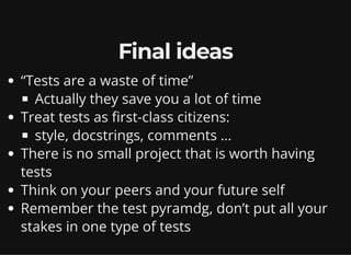 Effective testing with pytest | PDF