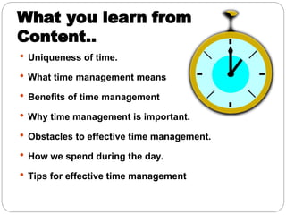 effective time management. ppt | PPT