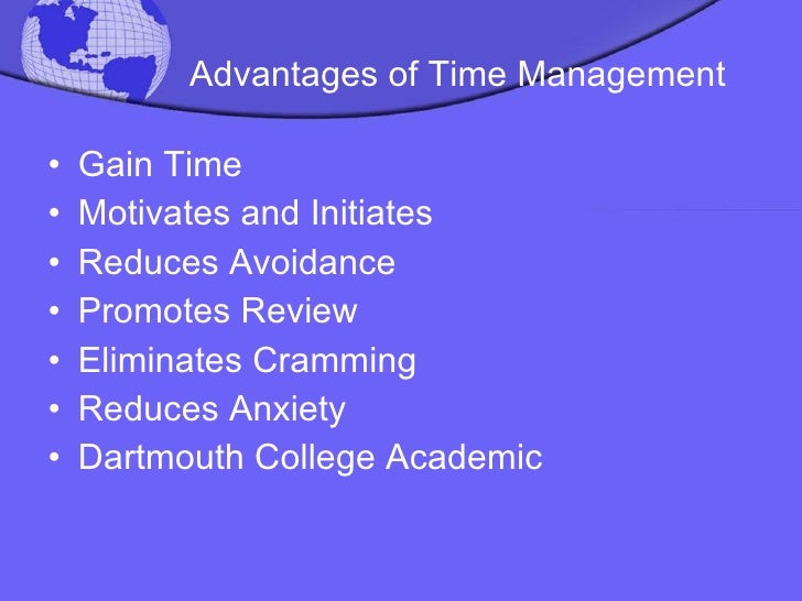 Effective time management mds