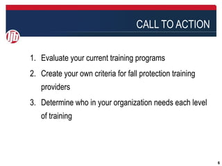 Effective Fall Protection Training | PPT