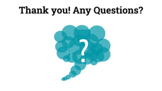?
Thank you! Any Questions?
 