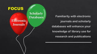 Effective Use of the Library for Research and Publications | PDF