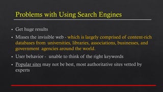 Effective Use of the Library for Research and Publications | PDF
