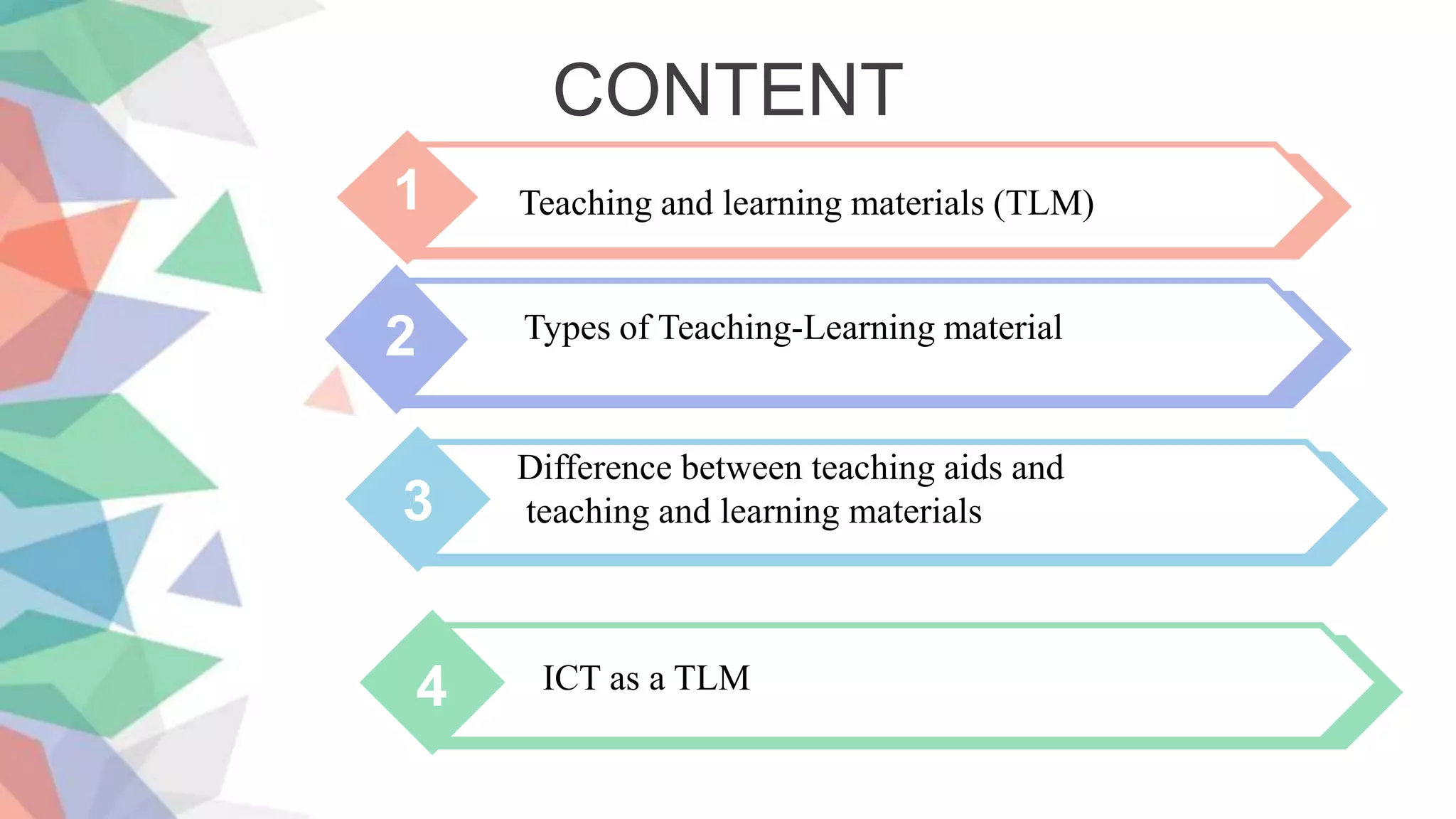 EFFECTIVE USE OF TEACHING LEARNING MATERIAL IN TEACHING LEARNING