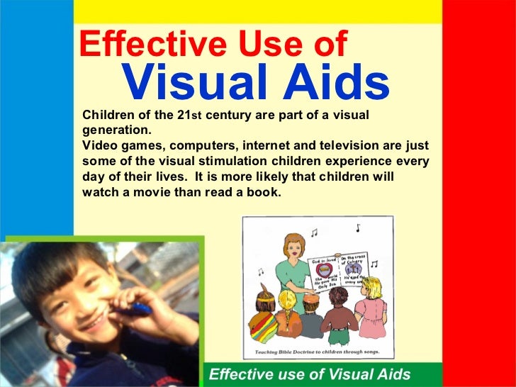 use of visual aids in presentation ppt