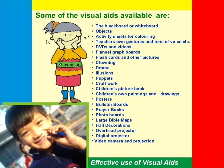 Effective use of visual aids