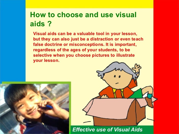 Effective use of visual aids