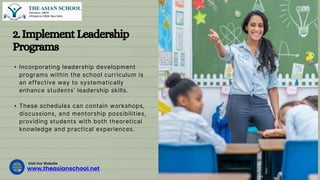 Effective Ways To Develop Leadership Skills In Students Pptx