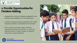 Effective Ways To Develop Leadership Skills In Students Pptx