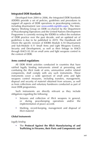 Effective weapons and ammunition management ddr handbook i | PDF | Arms ...