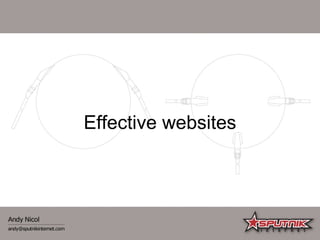 Effective websites
 