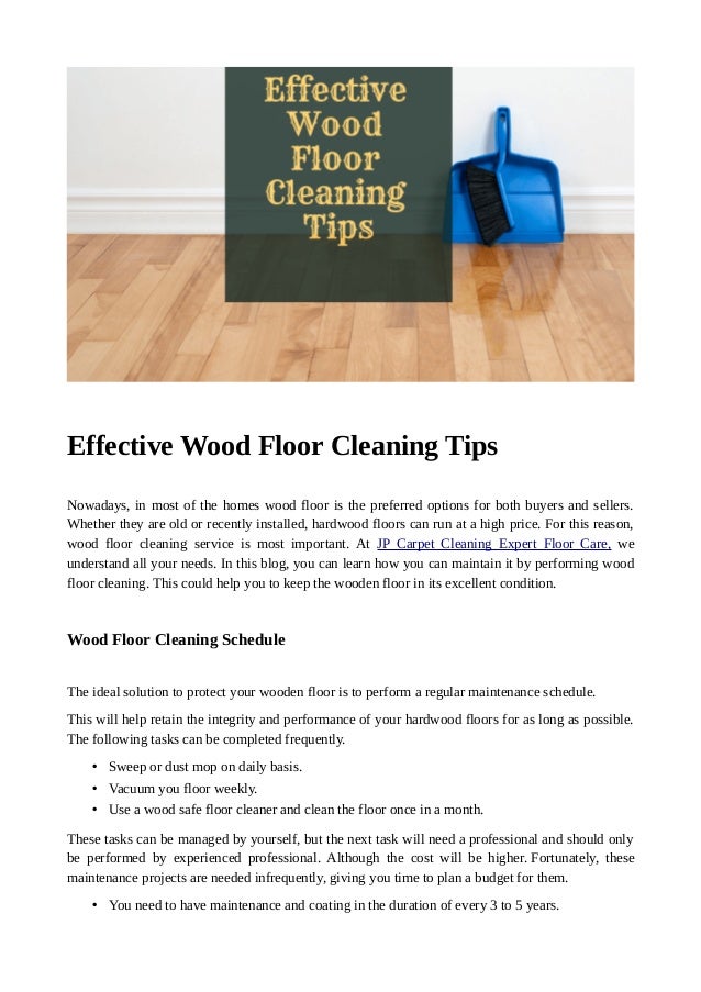 Effective Wood Floor Cleaning Tips
