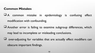 Understanding Effect Modification and Interaction Effects in ...