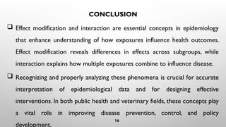 Understanding Effect Modification and Interaction Effects in ...