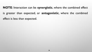 Understanding Effect Modification and Interaction Effects in ...