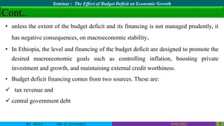 Effect of budget deficits on economic growth | PDF