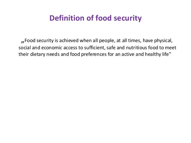 United Nations Food And Agriculture Organization Food Security Definition United Nations Food And Agriculture Organization Food Security Definition