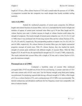 Effect of coconut fibre in concrete and to improve the | PDF