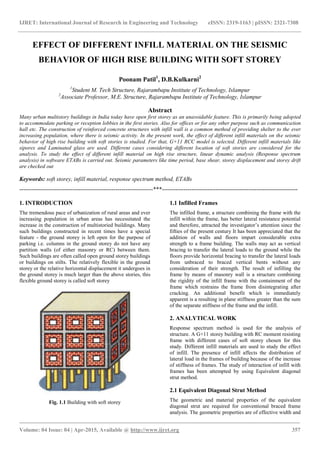 Effect of different infill material on the seismic behavior of high ...